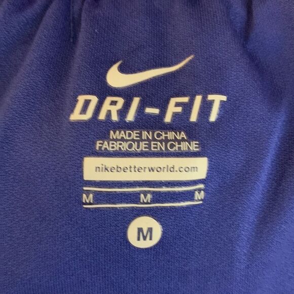 Nike Dry Fit size Medium blue and black athletic shorts - Picture 3 of 5